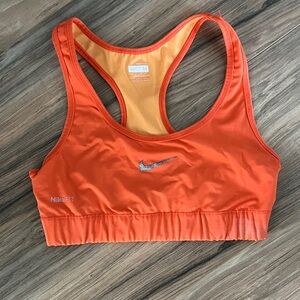 Nike Vibrant Orange Sports Bra